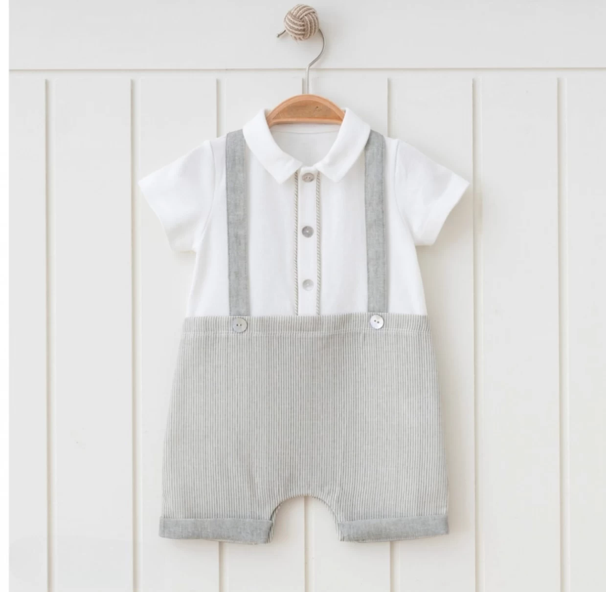 Summer gray overall