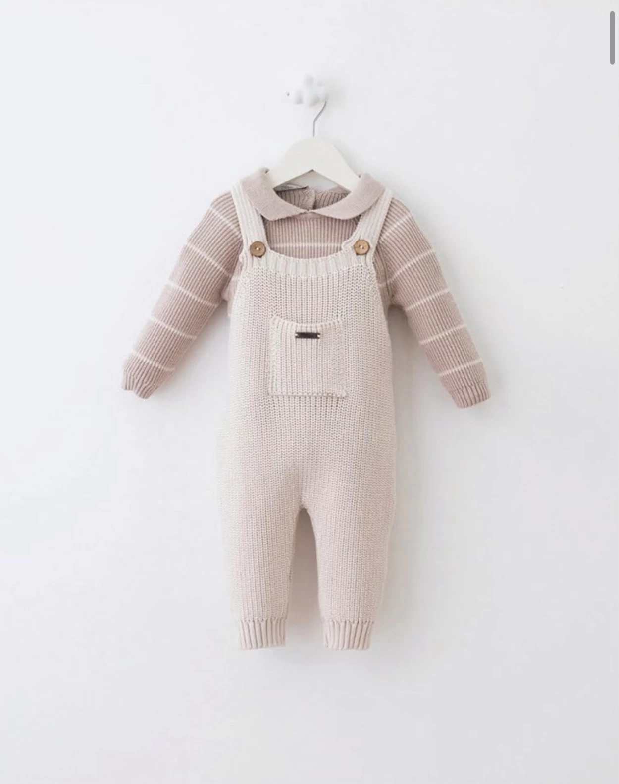 Wool beige set