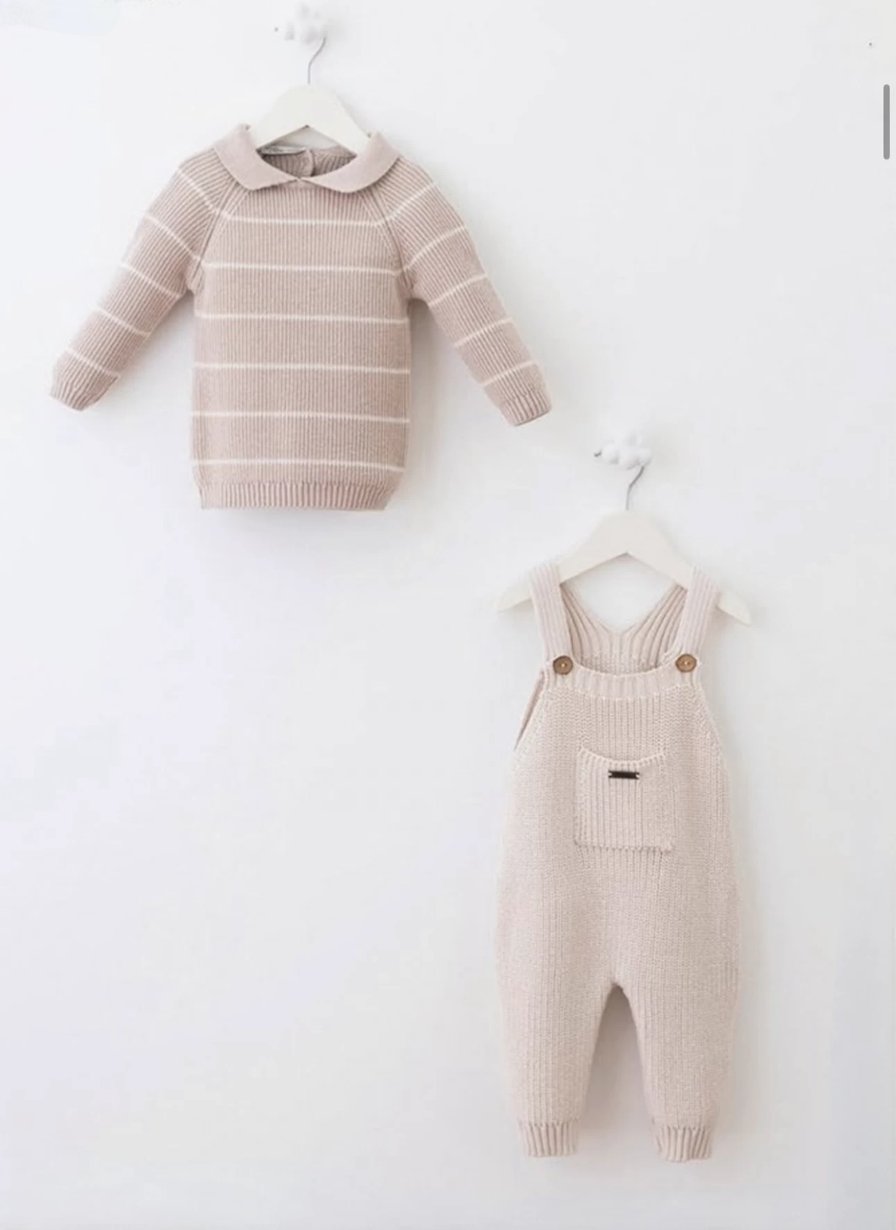 Wool beige set