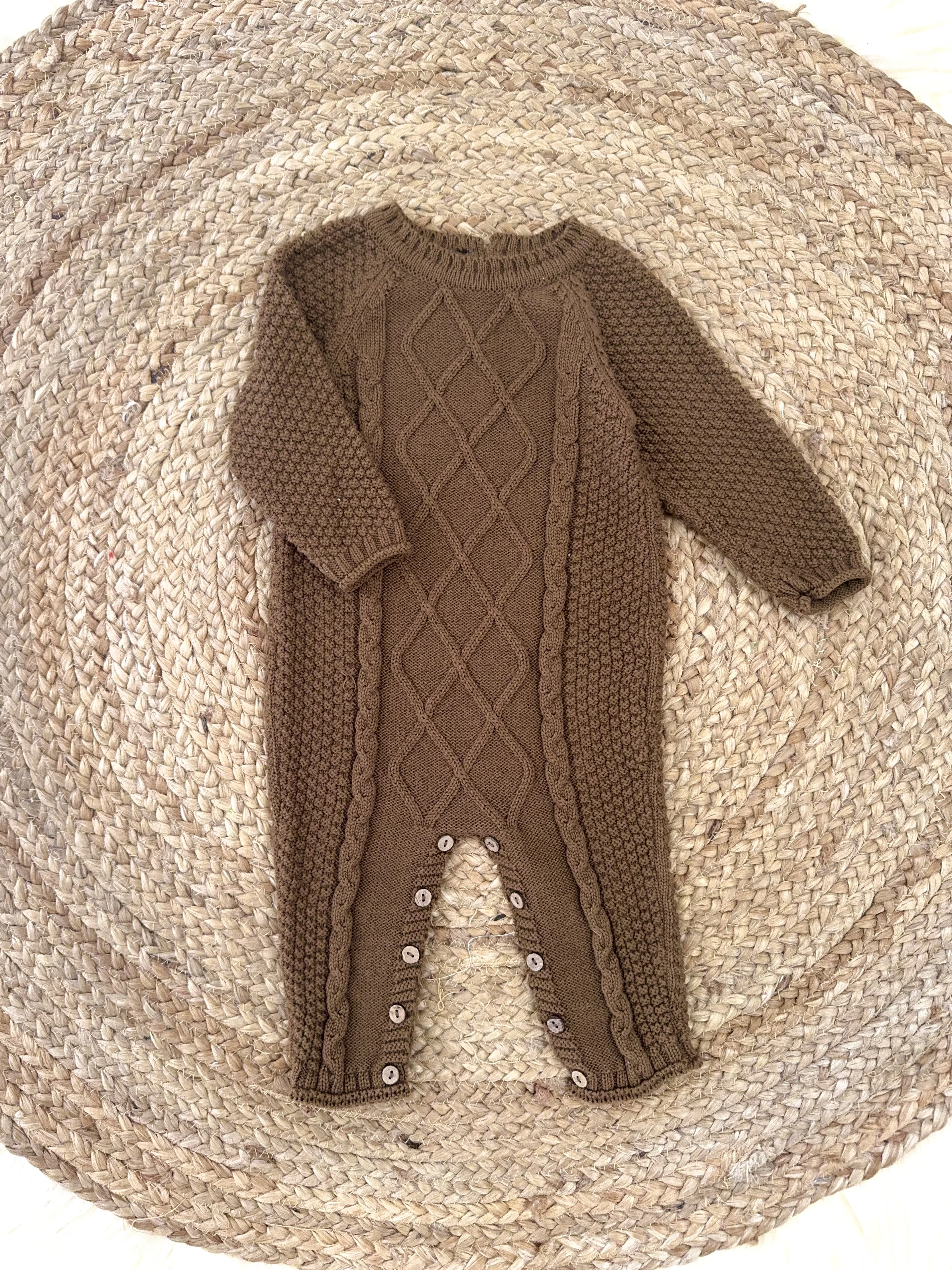 Knitwear brown overall