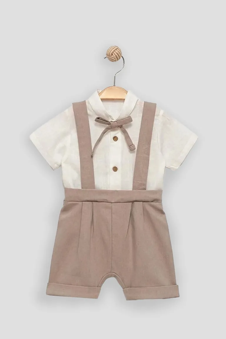 Brown overall