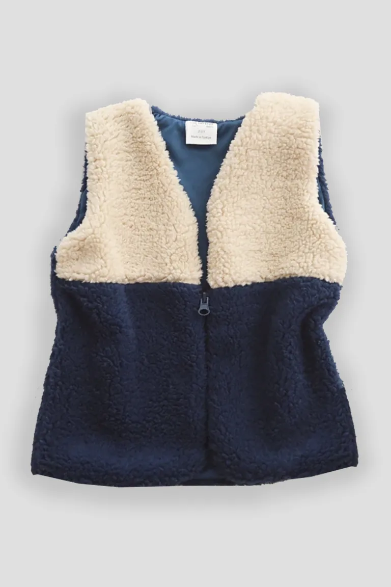 Winter blue vest