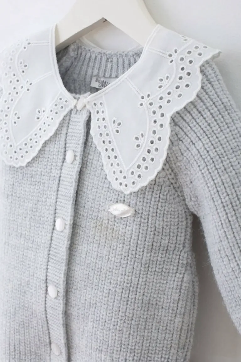 Coral knitted overall