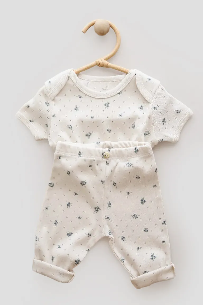 Blue flower set