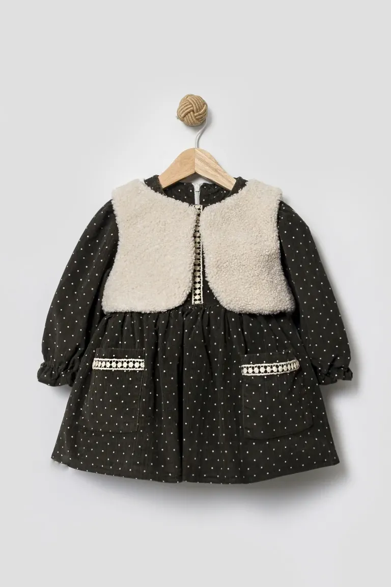 Winter brown dress
