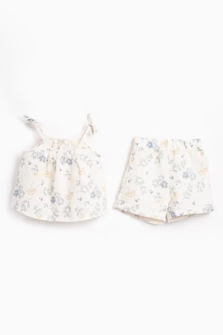 Blue flower set