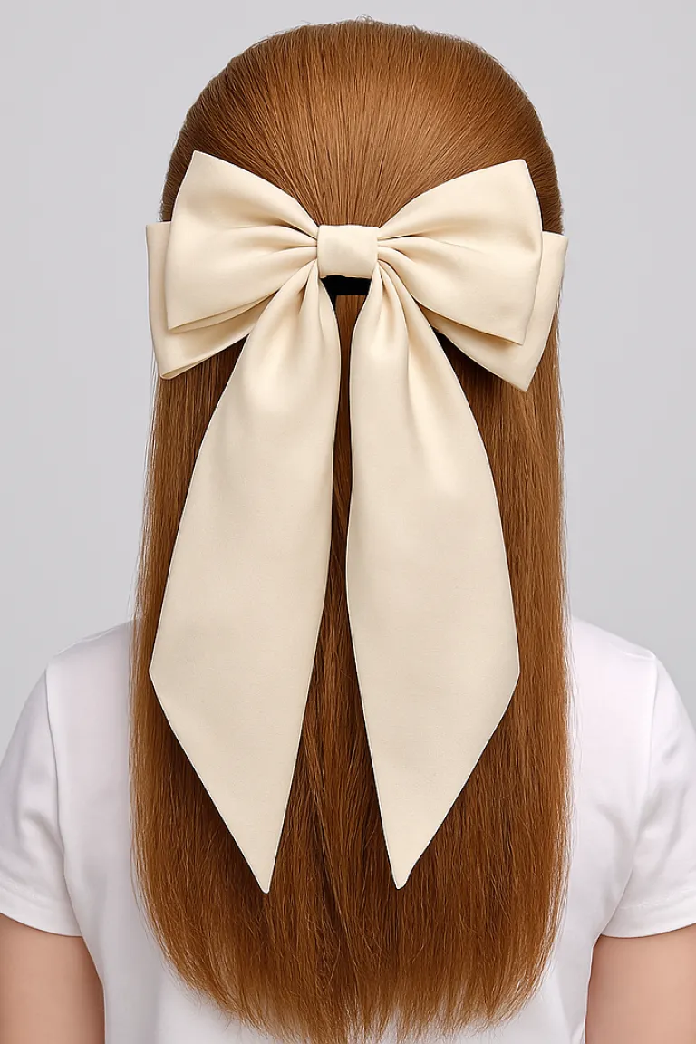 Beige Bow