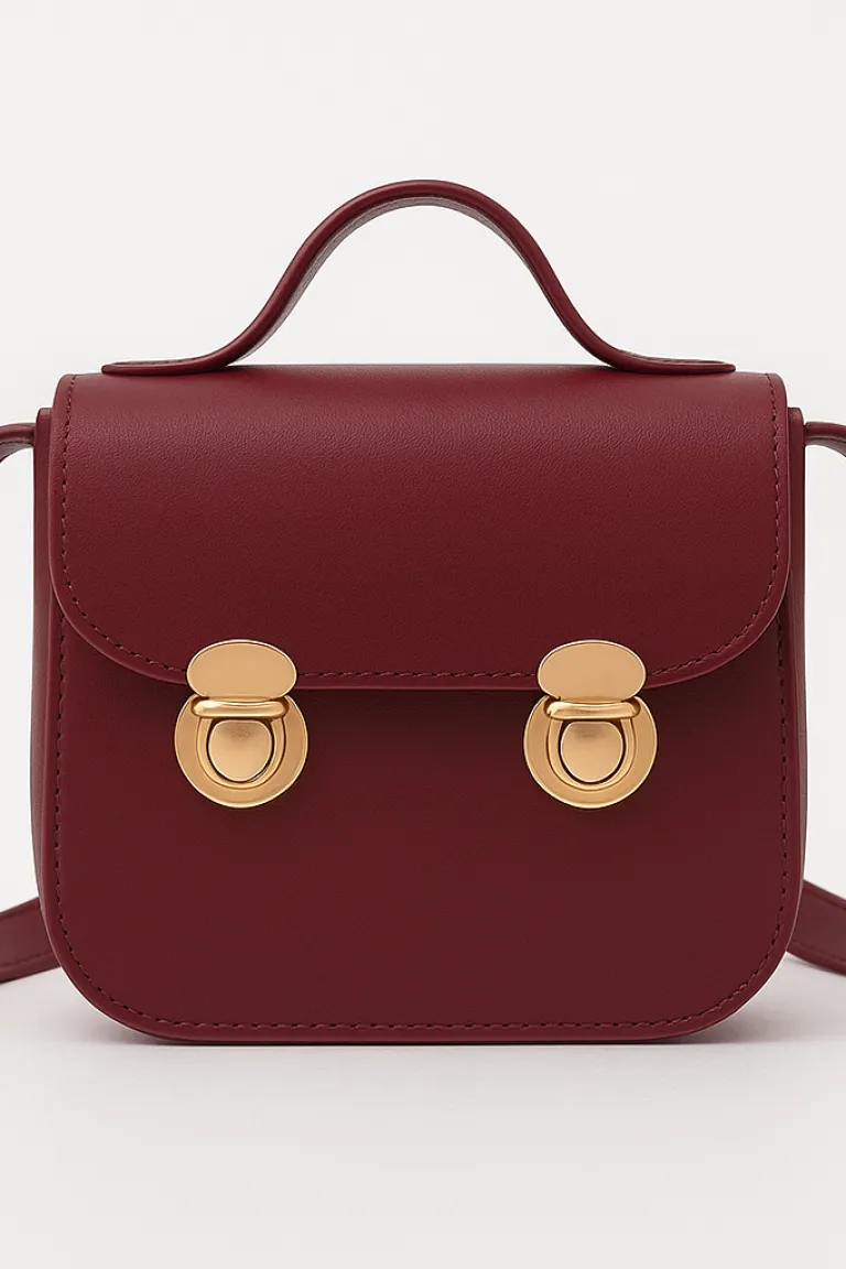 Burgundy bag
