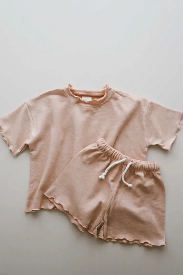 Girl In Salmon