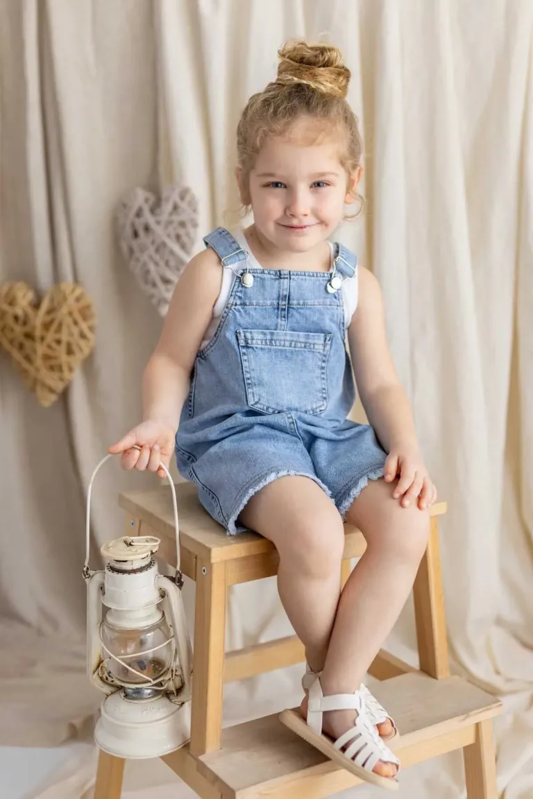 Jeans short overall