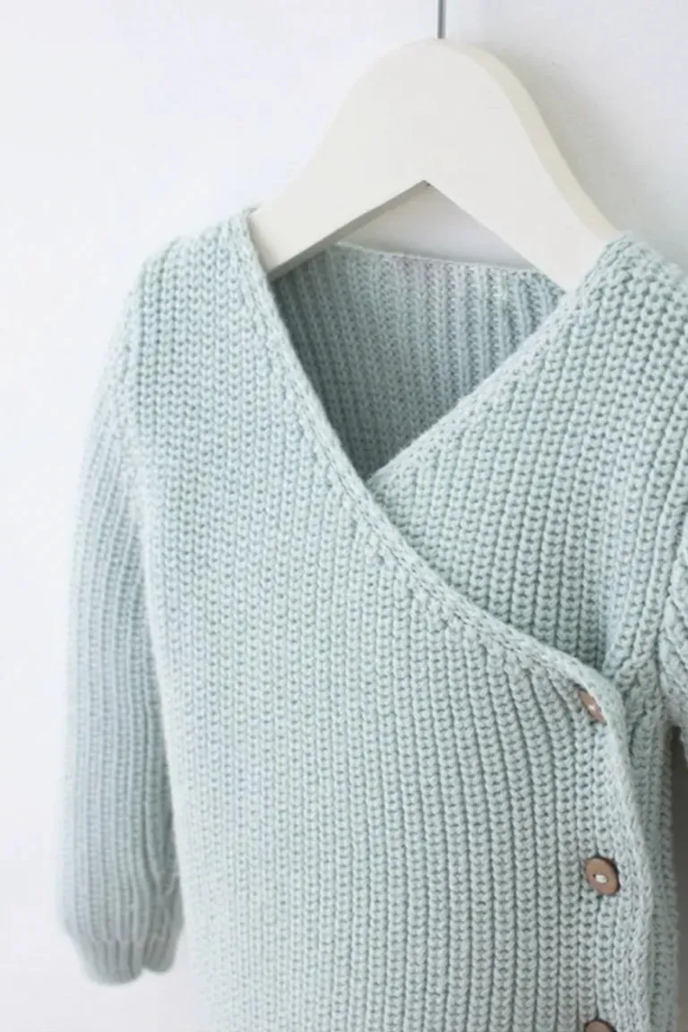 Knitted baby boy set
