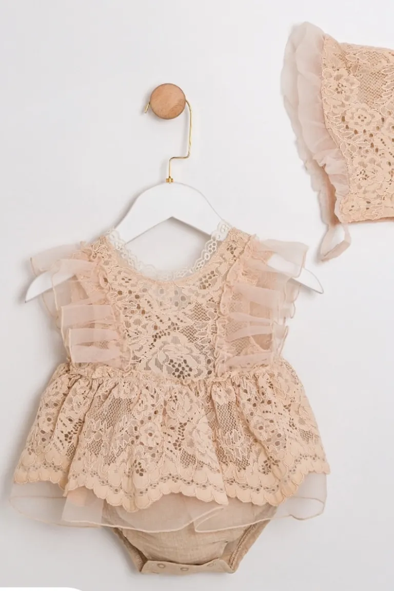 Mia’s romper with hat