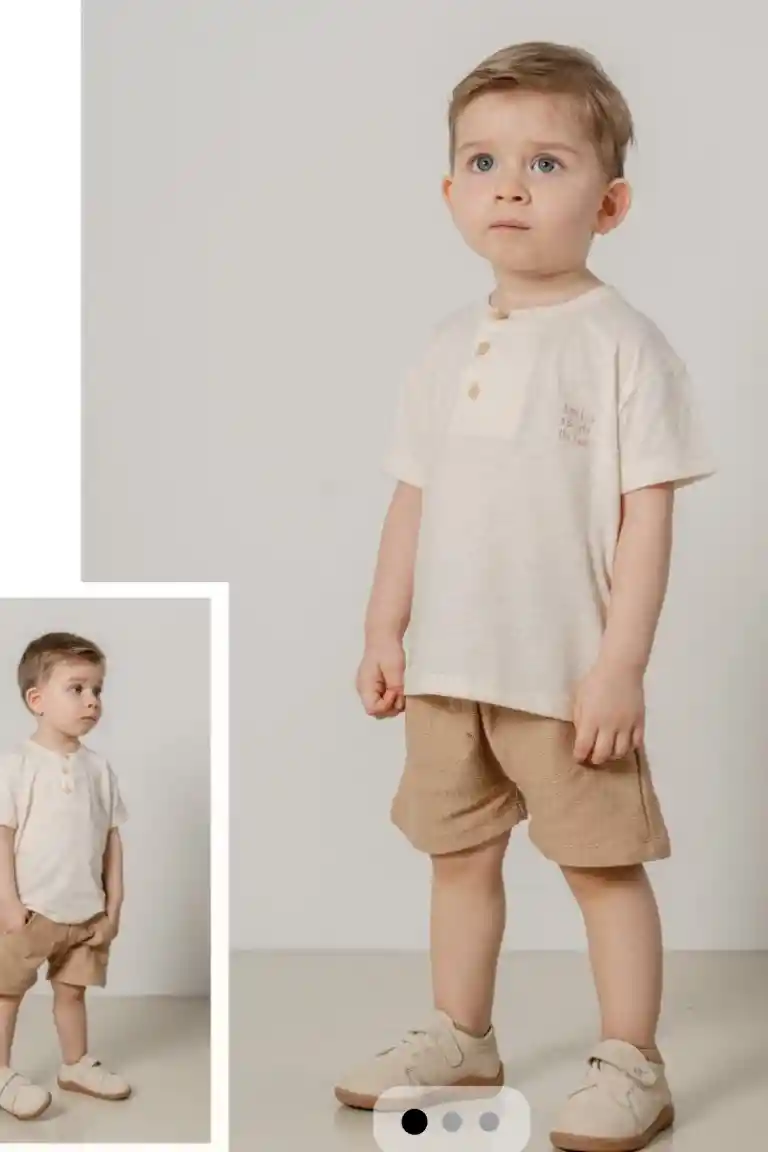 Two pieces camel pants