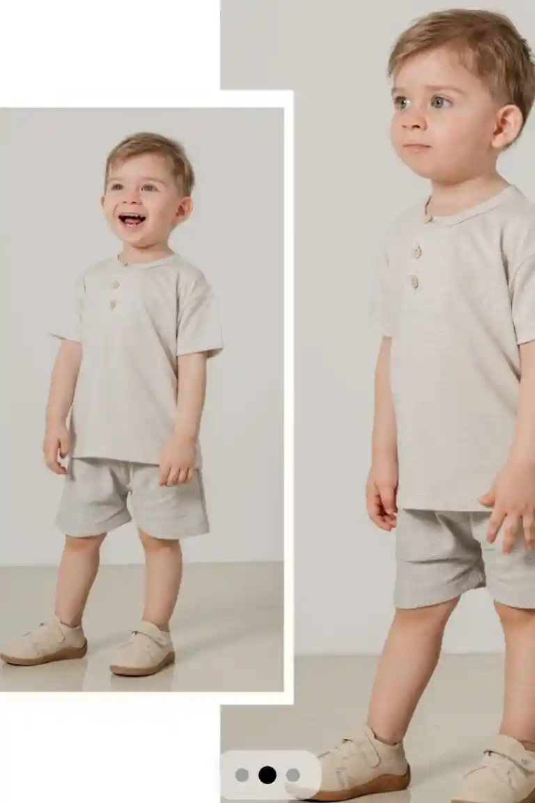 Two pieces with gray pants