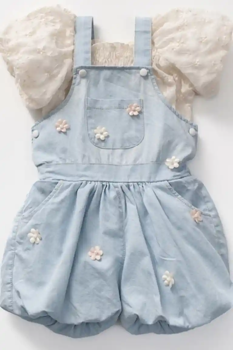 Flowery overall