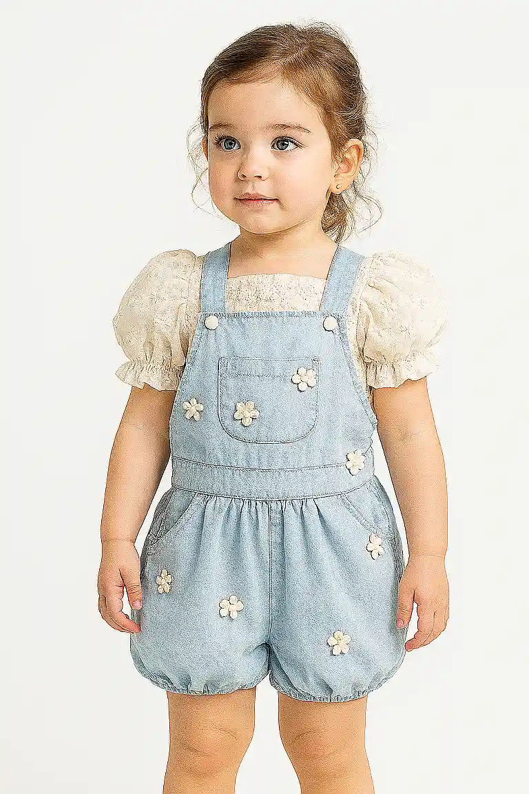 Flowery overall