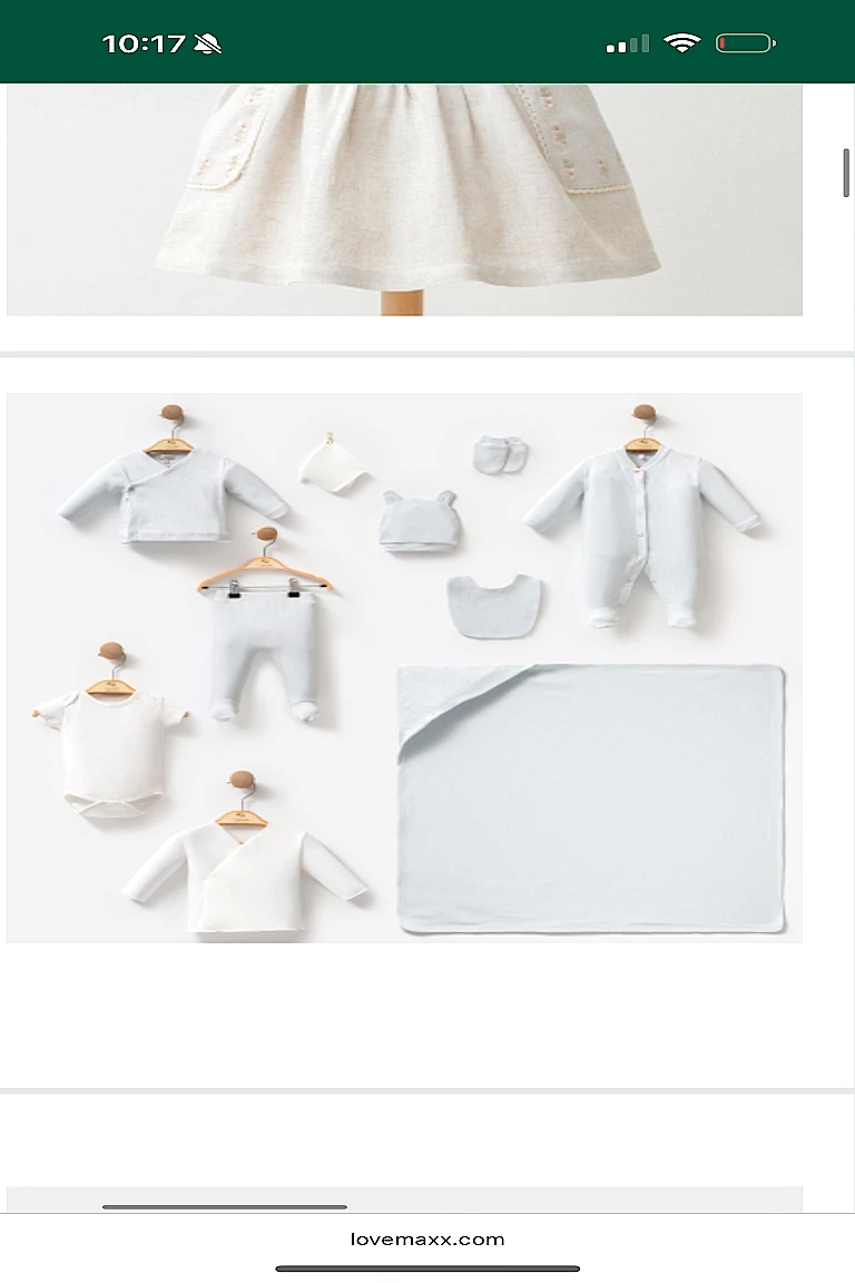 Baby boy hospital set